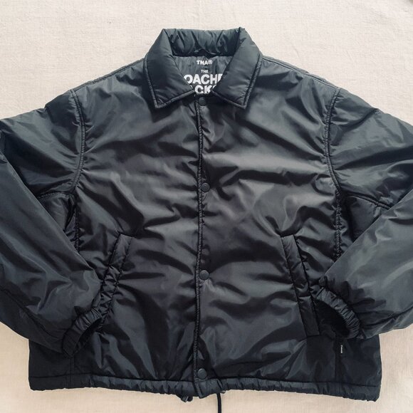 Aritzia Tna Coaches Short Jacket – Black, Size L, Vegan Down (EUC) - Picture 4 of 8